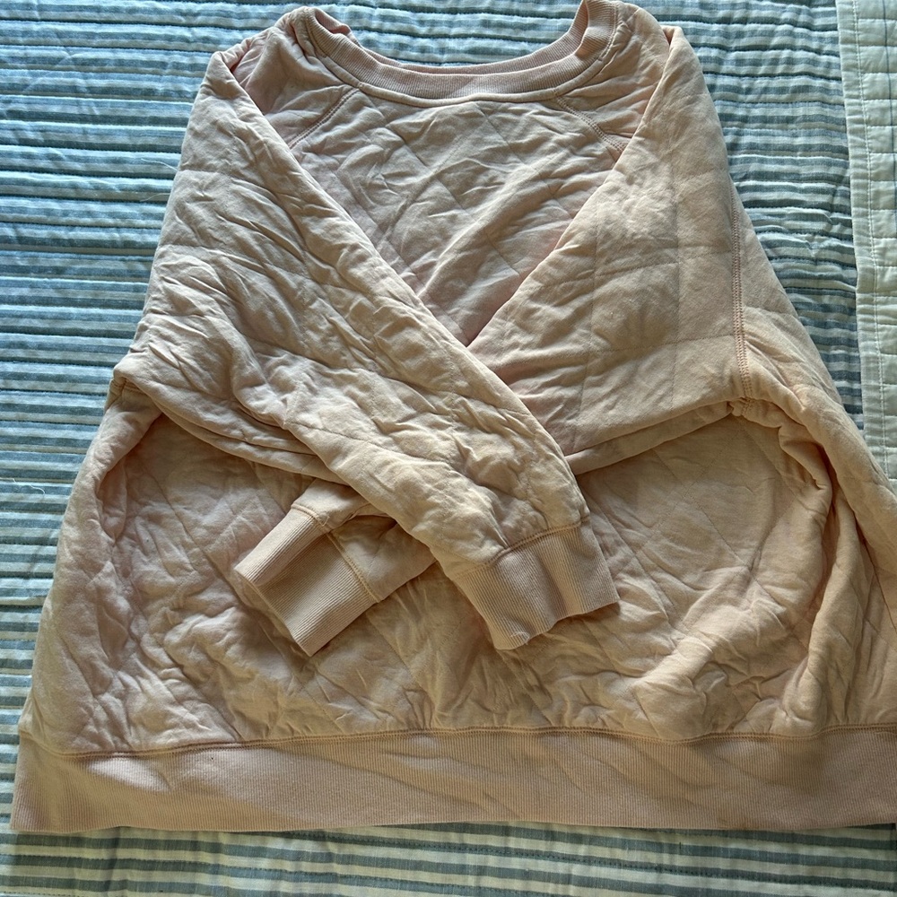 Super soft quilted sweatshirt